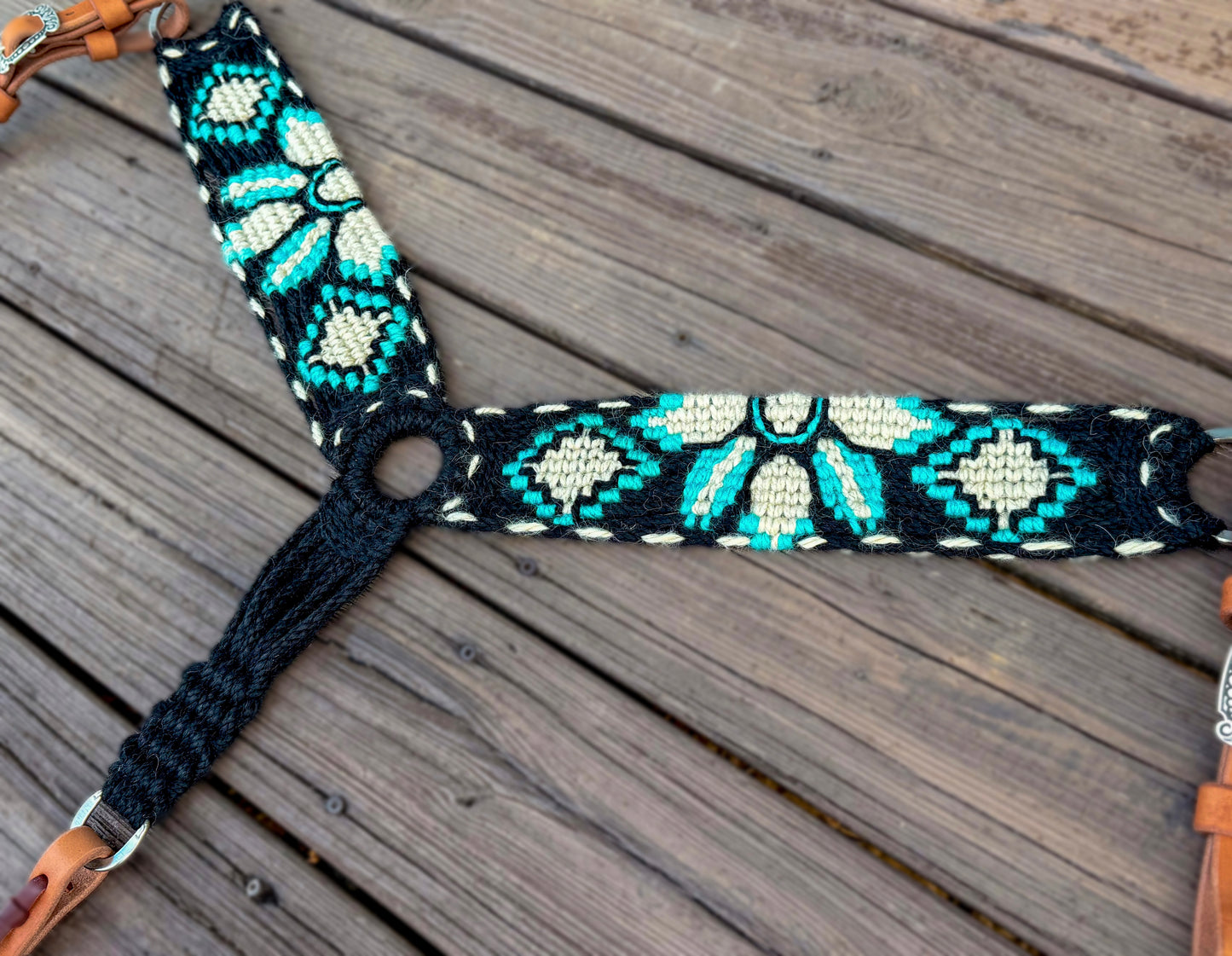 Geometric Flowers Breast Collar