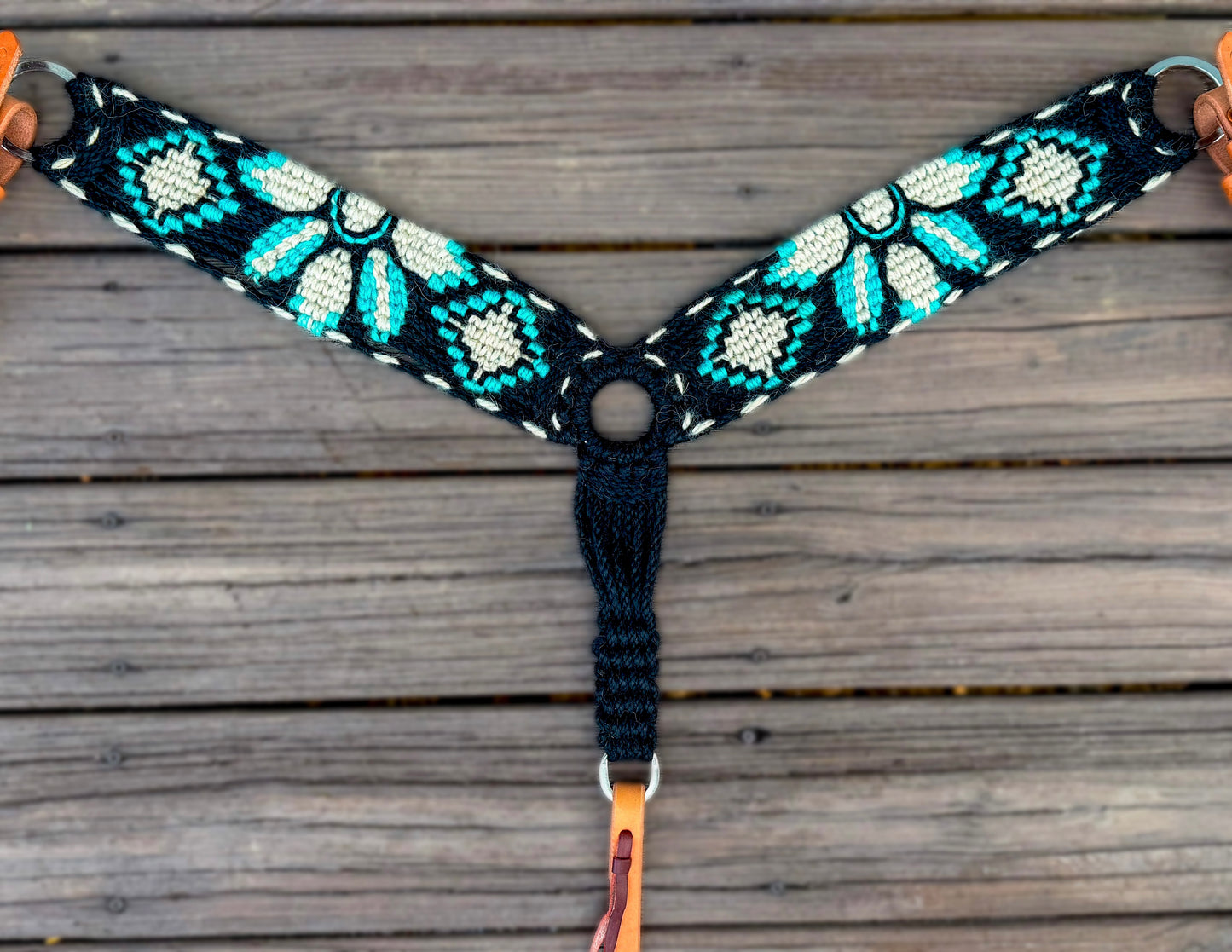 Geometric Flowers Breast Collar