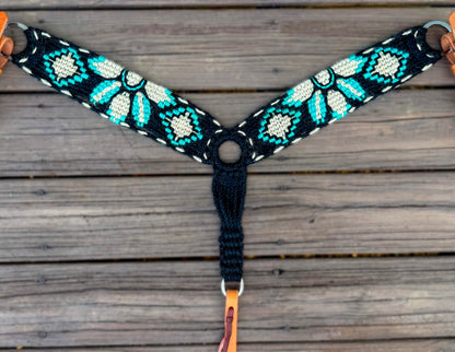 Geometric Flowers Breast Collar