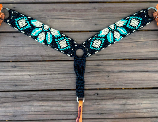 Geometric Flowers Breast Collar