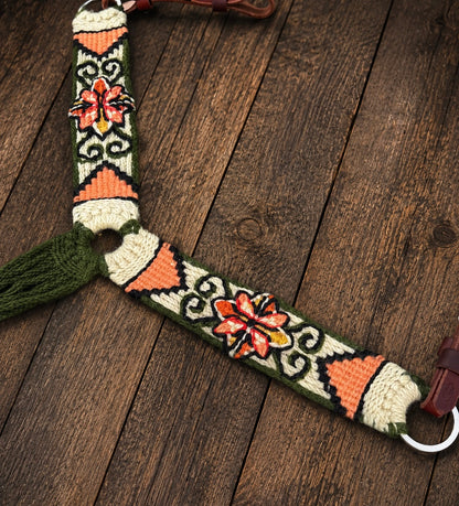 Geometric Flower Breast Collar