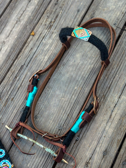 Floral Concho Tack Set